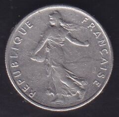 Fransa 1/2 Frank 1965