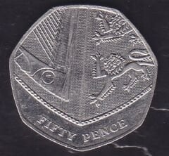 İngiltere 50 Pence 2019