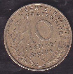 Fransa 10 Centim 1970