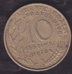 Fransa 10 Centim 1970