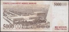 7.Emisyon 5 000 000 Lira J11 379422 Çok Temiz+