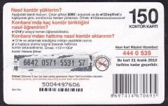 Turkcell Hazır Kart 150 Kontör 2010