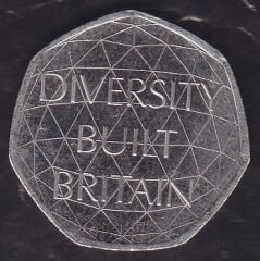 İngiltere 50 Pence 2020 Hatıra Para