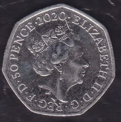İngiltere 50 Pence 2020 Hatıra Para