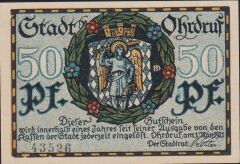 Almanya 50 Pfennig Notgeld 1921 Çil