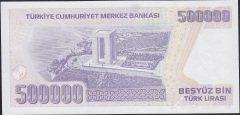 7.EMİSYON 4.TERTİP 500000 LİRA L30 959365 ÇİL