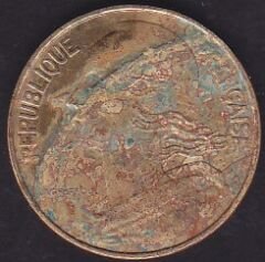 Fransa 10 Centimes 1987