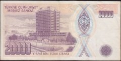 7.Emisyon 2.Tertip 20000 Lira G63 251762 Çok Temiz+