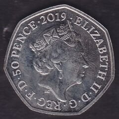 İngiltere 50 Pence 2019 Kardan Adam Hatıra Para - Nadir