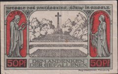 Almanya 50 Pfennig Notgeld 1920 Çok Çok Temiz