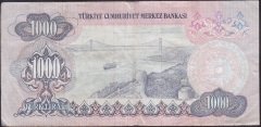 6.EMİSYON 1.TERTİP 1000 LİRA C13 155512 ÇOK TEMİZ +
