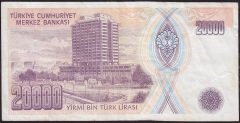 7.Emisyon 2.Tertip 20000 Lira G62 330262 Çok Temiz