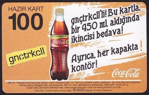 Turkcell Hazır Kart 100 Kontör 2010