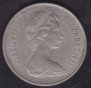 İngiltere 10 Pence 1968