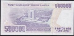 7.EMİSYON 4.TERTİP 500000 LİRA L78 939413 ÇİL