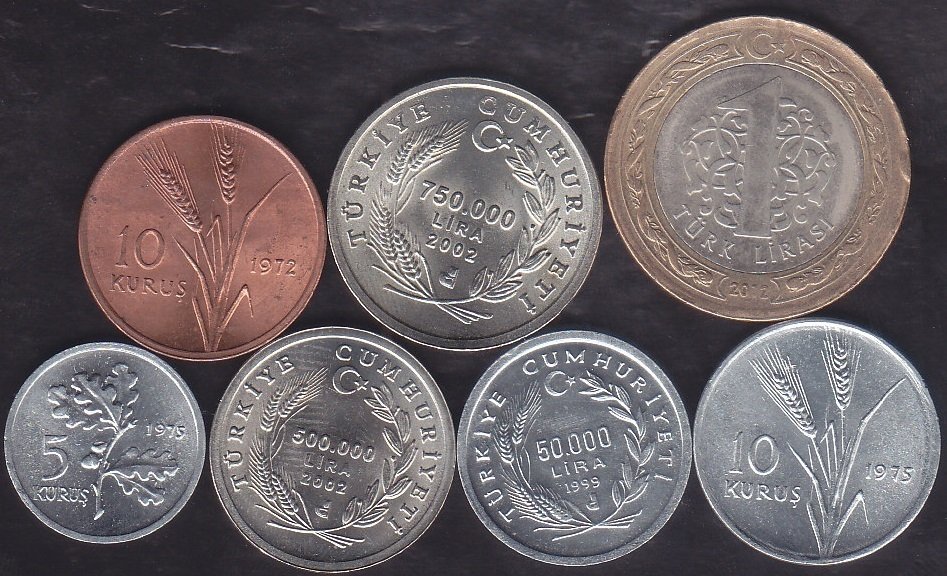 1972 - 2012 YILLARI HATIRA  7'Lİ LOT ÇİLALTI ÇİL