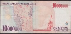 7.Emisyon 10 000 000 Lira B18 848670 Çok Temiz