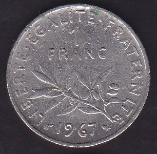 Fransa 1 Frank 1967