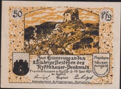 Almanya 50 Pfennig Notgeld 1921 Çil