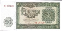 Demokratik Almanya 50 Mark 1948 Çok Çok Temiz + (R345b)