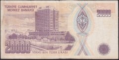 7.Emisyon 2.Tertip 20000 Lira G44 616982 Temiz