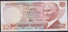 6.EMİSYON 1.TERTİP 20 LİRA A25 338086 ÇİLALTI
