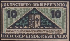 ALMANYA 10 PFENNİNG NOTGELD 1921 ÇİLALTI