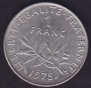 Fransa 1 Frank 1975