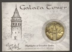 İstanbul Serisi Galata Kulesi  Hatıra Madalya