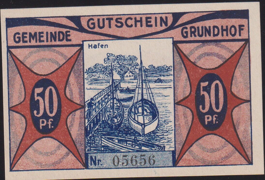 Almanya 50 Pfennig Notgeld 1921 Çil