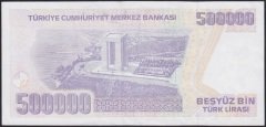 7.EMİSYON 4.TERTİP 500000 LİRA L58 908471 ÇÇT ÇİLALTI