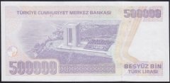 7.EMİSYON 4.TERTİP 500000 LİRA J09 925857 ÇİLALTI ÇİL