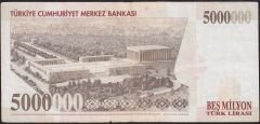 7.Emisyon 5 000 000 Lira J04 789752 Çok Temiz