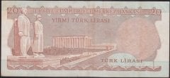 6.EMİSYON 2.TERTİP 20 LİRA C05 301443 ÇOK TEMİZ + eski kağıt para fiyatları