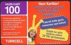 Turkcell Hazır Kart 100 Kontör 2010