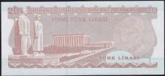 6.Emisyon 3.Tertip 20 Lira F32 115540 Ççt Çilaltı