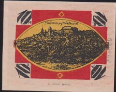 Almanya 10 Pfennig Notgeld 1921 Çil Filigranlı