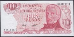 Arjantin 100 Pesos 1976 Çilaltı Pick 302a2