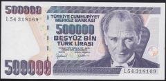7.EMİSYON 4.TERTİP 500000 LİRA L54 318169 ÇİLALTI