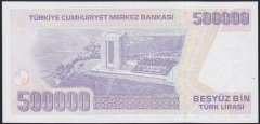 7.EMİSYON 4.TERTİP 500000 LİRA L54 318169 ÇİLALTI