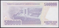 7.EMİSYON 4.TERTİP 500000 LİRA L43 039733 ÇİL
