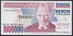 7.EMİSYON 3.TERTİP 1 000 000 LİRA R53 048600 ÇİL