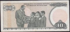 7.Emisyon 2.Tertip 10 Lira E78 228335 Çok Temiz +