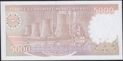 7.Emisyon 4.Tertip 5000 Lira I01 574221 Çil