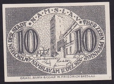 ALMANYA 10 PFENNİNG NOTGELD 1920 ÇİL