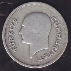 1935 Yılı 50 Kuruş Gümüş