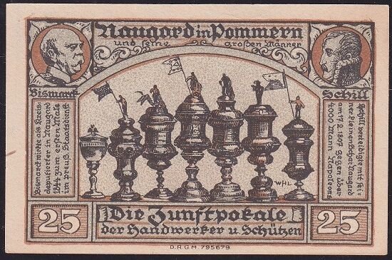 Almanya 25 Pfennig Notgeld 1920 Çil