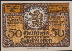 Almanya 50 Pfennig Notgeld 1921 Çil