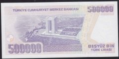 7.EMİSYON 4.TERTİP 500000 LİRA L41 891161 ÇİL