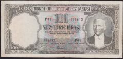 5.Emisyon 3.Tertip 100 Lira P01 000612 Çok Temiz İlk Binde